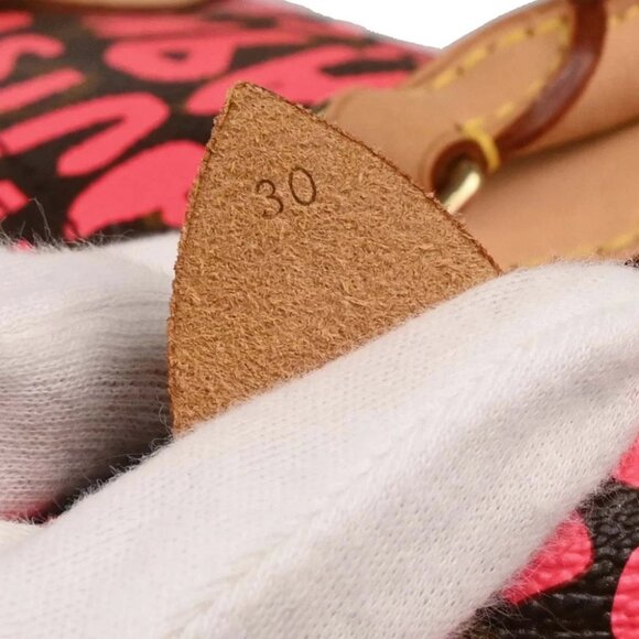 Louis Vuitton Pink Monogram Graffiti Speedy 30 Handbag - Picture 5 of 10